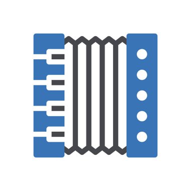 müzik vektörü renk simgesi