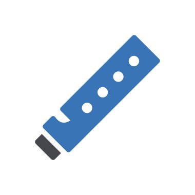 müzik vektörü renk simgesi