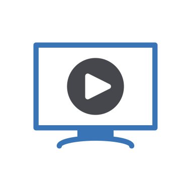 LCD vektör renk simgesi