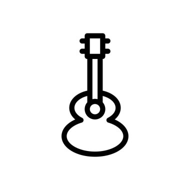 müzik vektörü ince çizgi simgesi