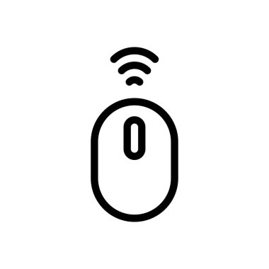 kablosuz vektör ince çizgi simgesi