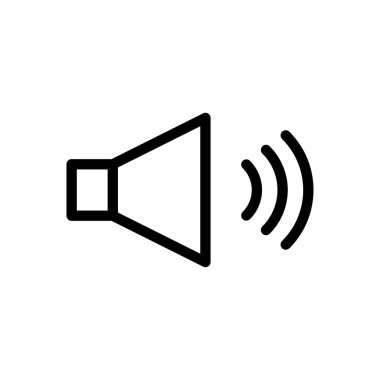 müzik vektörü ince çizgi simgesi