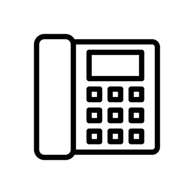 Sabit hat vektörü ince çizgi simgesi