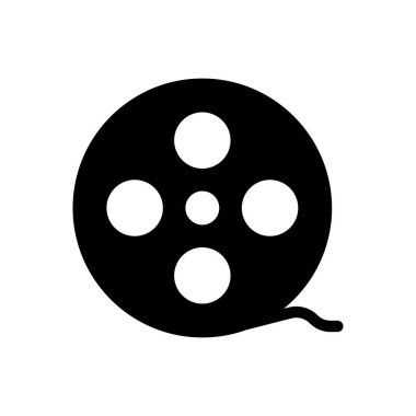 film vektörü düz simge