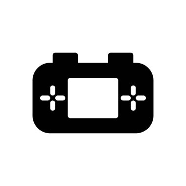 oyun vektörü sembolü düz simge