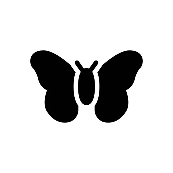 Insektenvektorglyphen Flaches Symbol — Stockvektor