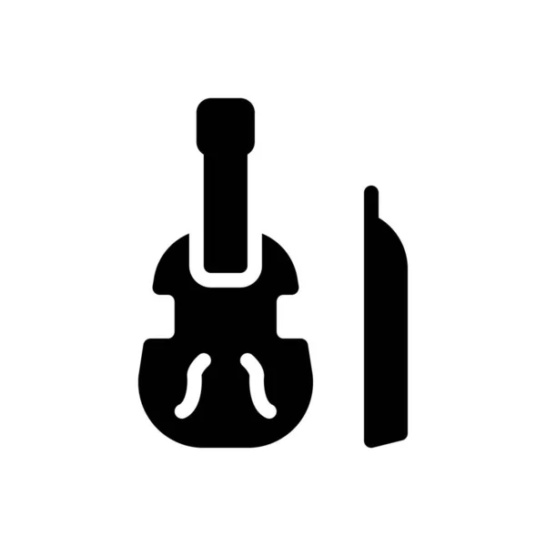 Muzikale Vector Hiëroglief Plat Pictogram — Stockvector