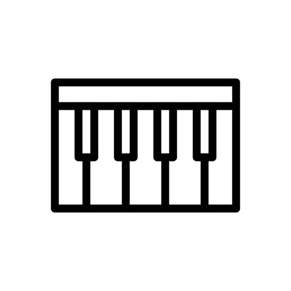 Tiles Vector Thin Line Icon — Stock Vector