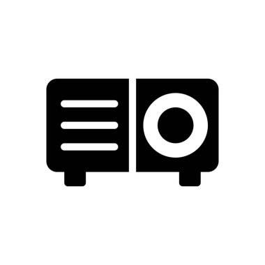 sunum vektörü düz simgesi