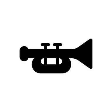 müzikal vektör düz simge