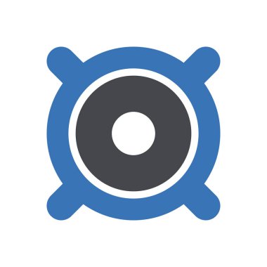 hoparlör vektör renk simgesi