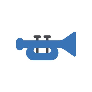 müzikal vektör renk simgesi