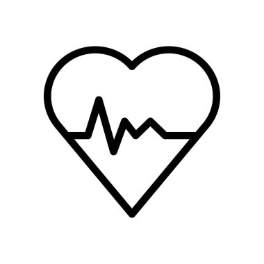 yaşam vektörü ince çizgi simgesi