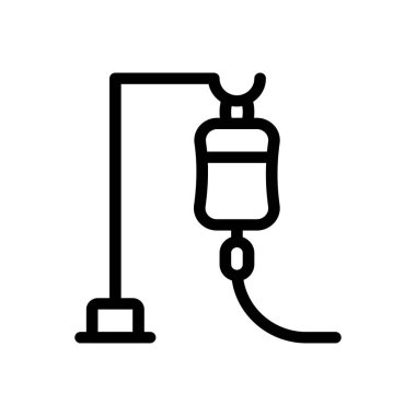 IV vektörü ince çizgi simgesi