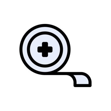 bandaj vektör renk çizgisi simgesi