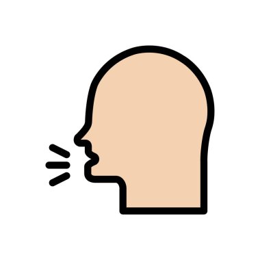 Virüs vektör renk çizgisi simgesi