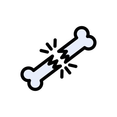 bozuk vektör renk çizgisi simgesi