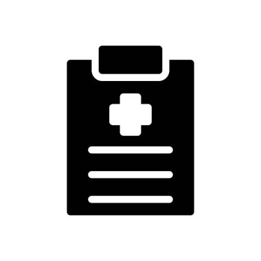 tıbbi vektör sembolü düz simge