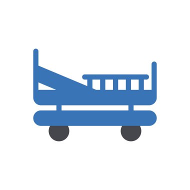 yatak vektörü renk simgesi