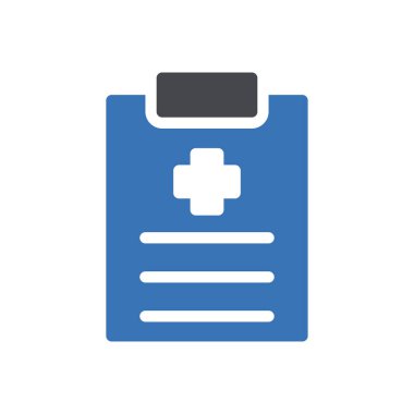 tıbbi vektör renk simgesi