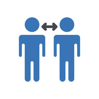 Adam vektör renk simgesi