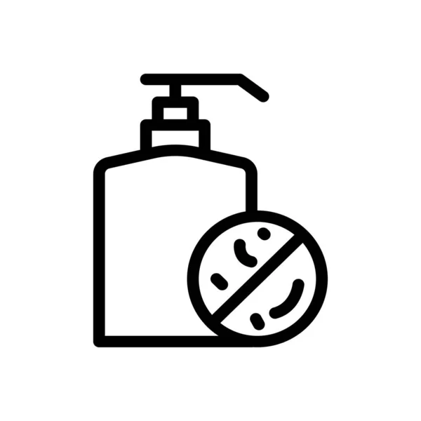 Soap Vector Thin Line Icon — Stock Vector