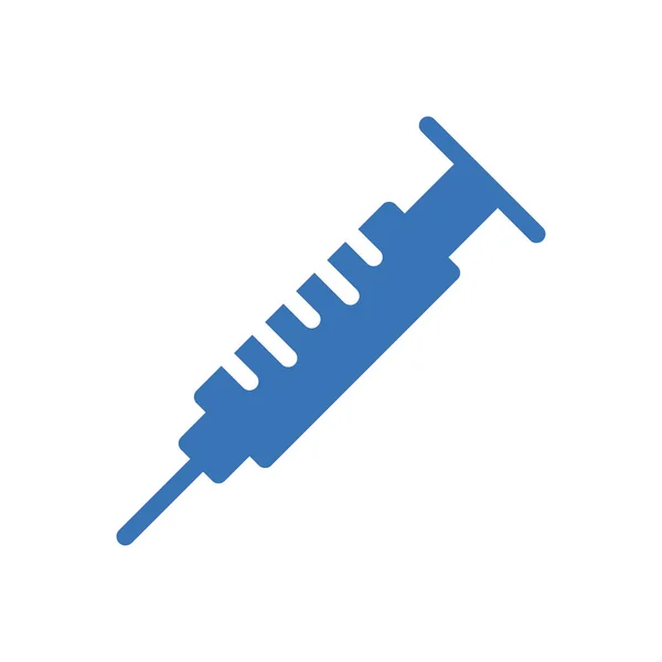 ワクチン接種ベクトルグリフカラーアイコン — ストックベクタ