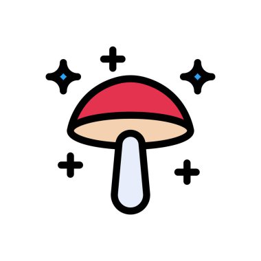 sihirli vektör renk çizgisi simgesi