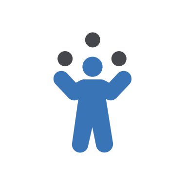 Sirk vektörü renk simgesi