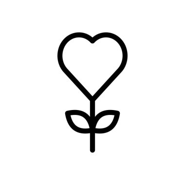 büyüme vektörü ince çizgi simgesi