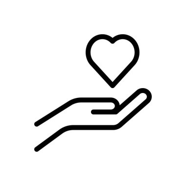 dikkat vektörü ince çizgi simgesi