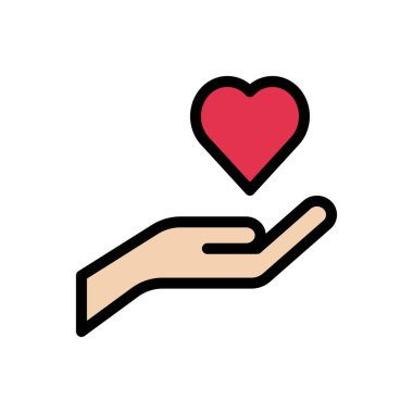 bakım vektörü renk çizgisi simgesi