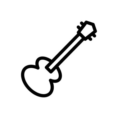 müzik vektörü ince çizgi simgesi