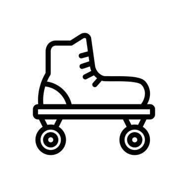 ayakkabı vektörü ince çizgi simgesi