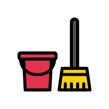 toz vektör renk çizgisi simgesi