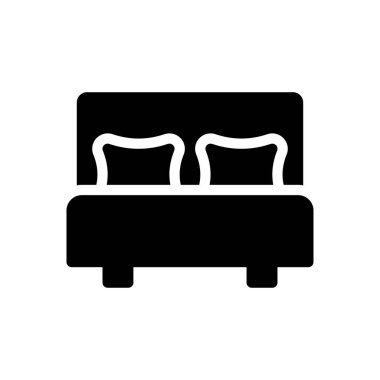 iç vektör glyph düz simgesi