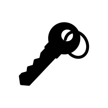 vektör düz simgesini kilitle