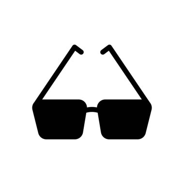 gözlük vektör düz simgesi