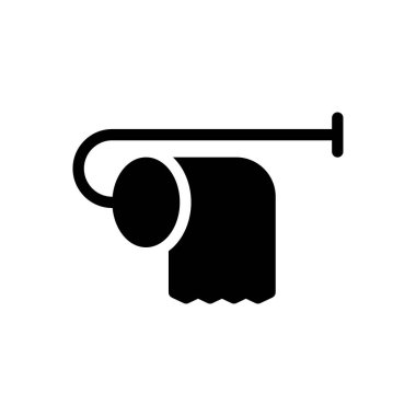 tuvalet vektörü düz simgesi