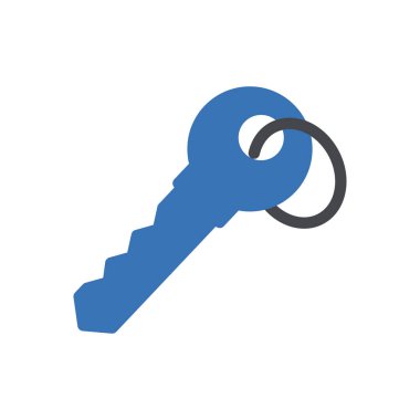 vektör kabartma renk simgesini kilitle