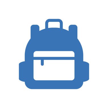 sırt çantası vektör renk simgesi