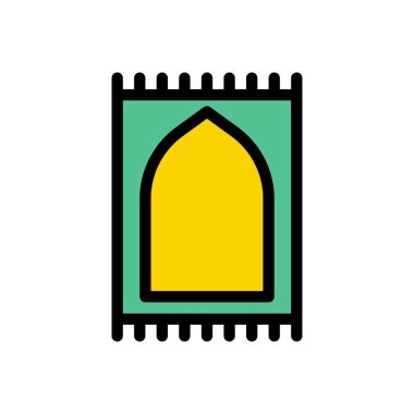 dua vektör renk çizgisi simgesi