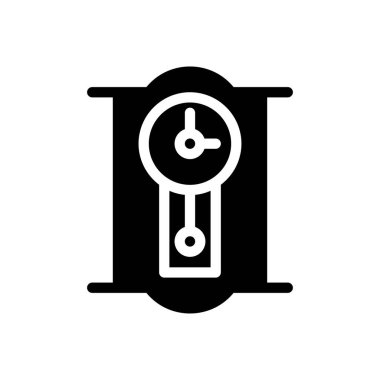 vektör glyph düz simgesini izle