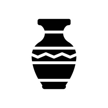 Dekorasyon vektörü düz simgesi