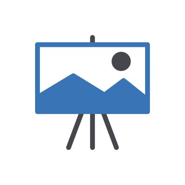 vektör renk simgesi çiziyor