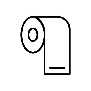 vektör ince çizgi simgesini yuvarla