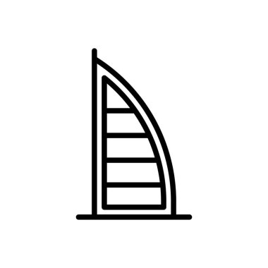 vektör ince çizgi simgesi oluşturuluyor