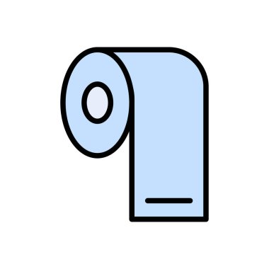 vektör renk çizgisi simgesini rulo