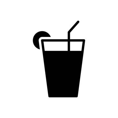 içeçek vektör düz simgesi