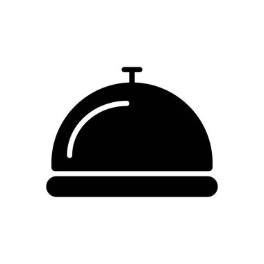 yiyecek vektörü kabartması düz simge